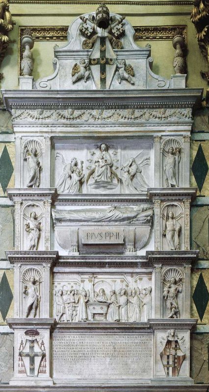 Monument &agrave; Pie II, Sant' Andrea della Valle