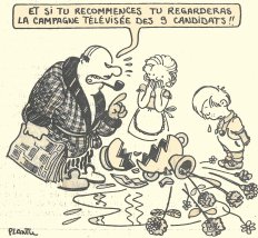 Campagne télévisée de 1988 par Plantu (Le Monde)