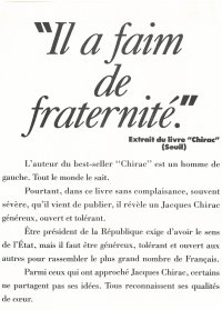 Tract Jacques Chirac