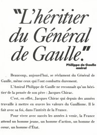 Tract Jacques Chirac