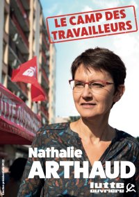 Affiche Nathalie Arthaud