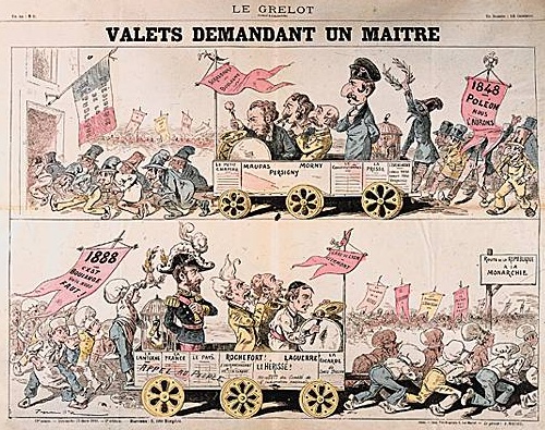 Le Boulangisme menaçant le pouvoir de Sadi Carnot