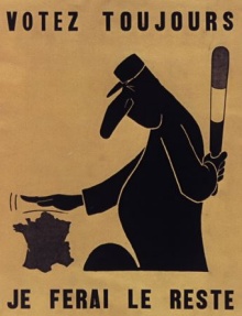 Caricature de Charles de Gaulle, 1968