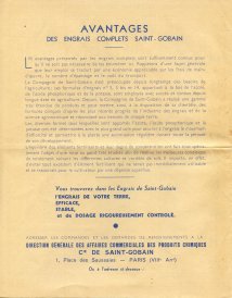 Engrais complets Saint-Gobain
