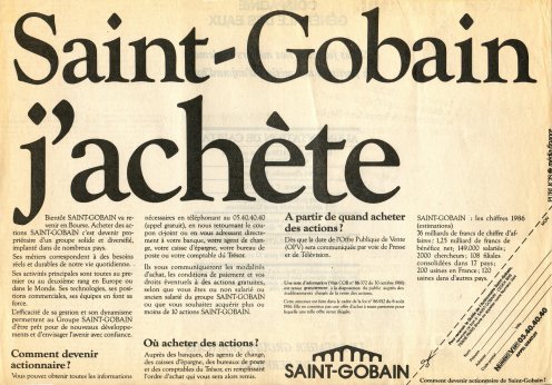 Privatisation de Saint-Gobain