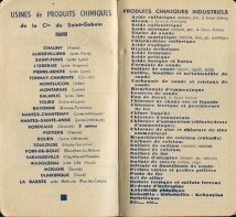 Agenda Saint-Gobain 1942